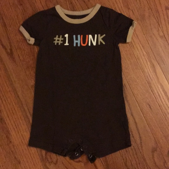 2 Infant Boy Pull-Over Rompers - Picture 2 of 5